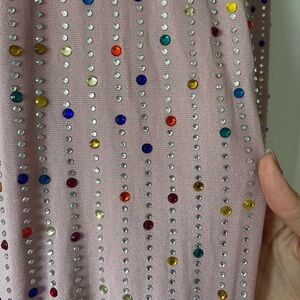 Burning Man/ Festival sparkly bejeweled bodysuit